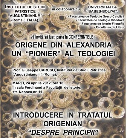 Two conferences on Origen at Cluj