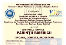 Seminars “Fathers of the Church – Sources, Context, Reception”