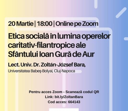 Etica socială in lumina operelor caritativ-filantropice ale Sfântului loan Gură de Aur